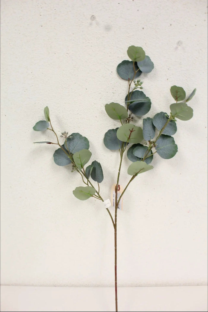 Supreme Eucalyptus Spray Green 27" - Artificial Non-Flowering Plants Silk