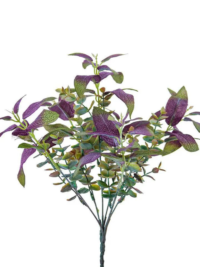 AmBest Eucalyptus/Sage Bush Green Burgundy 14" - Uncategorized Silk