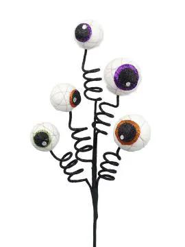 Liberty Floral Eyeballs Curly Pick 16" - Seasonal & Holiday Decorations Silk