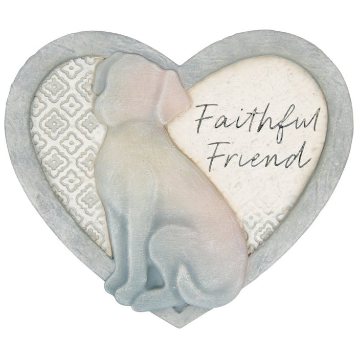 Carson "Faithful Friend" Mini Garden Stone - Garden Sculptures Merchandise