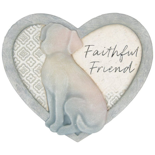 Carson "Faithful Friend" Mini Garden Stone - Garden Sculptures Merchandise