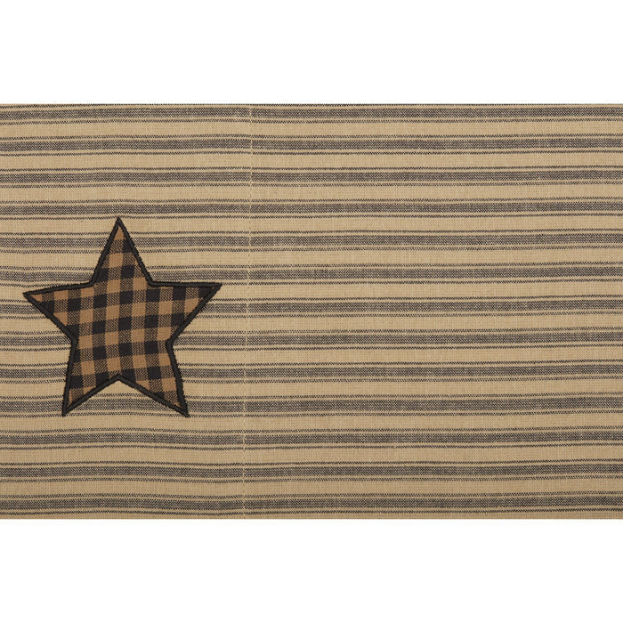 Farmhouse Star King Pillow Case - Set of 2 - Primitive Star Quilt Shop