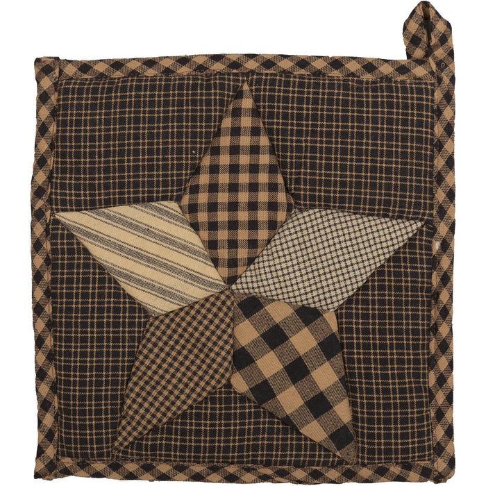 Farmhouse Star Pot Holder - Primitive Star Quilt Shop