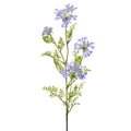 Regency Field Yarrow Stem Blue 38" - Artificial Flowering Plants Silk