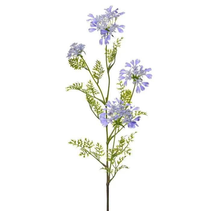 Regency Field Yarrow Stem Blue 38" - Artificial Flowering Plants Silk
