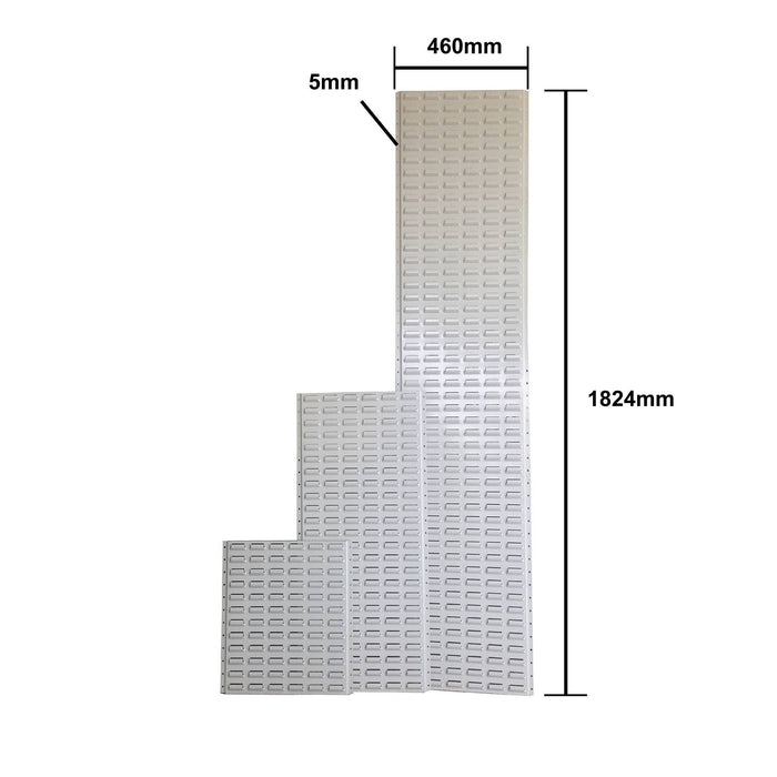 Fischer 1824x460mm Metal Louvre Panel