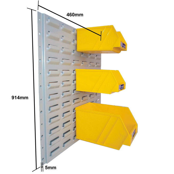 Fischer 912x460mm Metal Louvre Panel