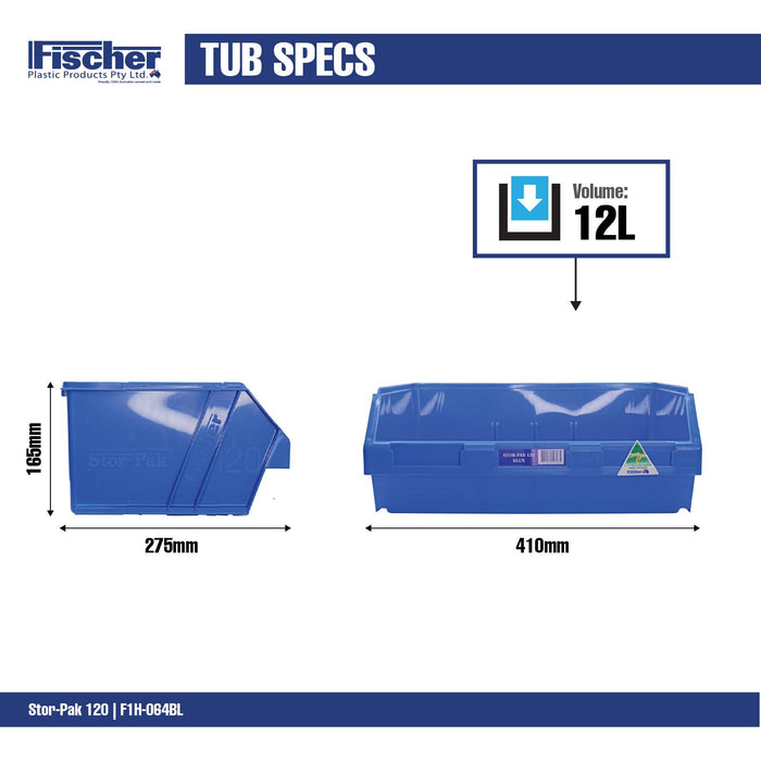 Fischer Blue 12L Stor Pak