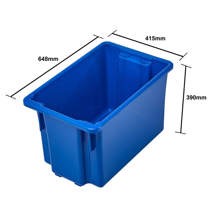 Fischer Blue 68L Stack and Nest Tub
