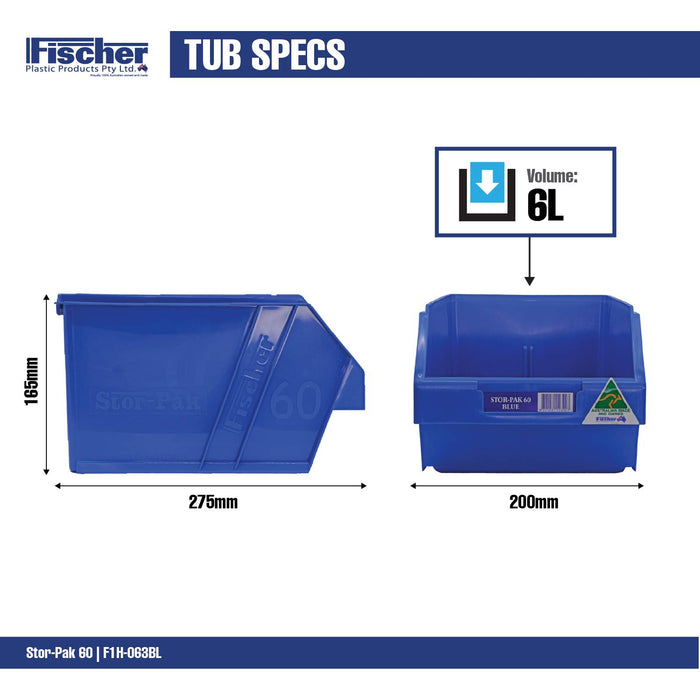 Fischer Blue 6L Stor Pak