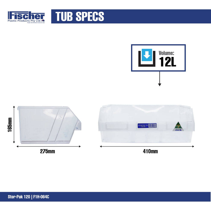Fischer Clear 12L Stor Pak