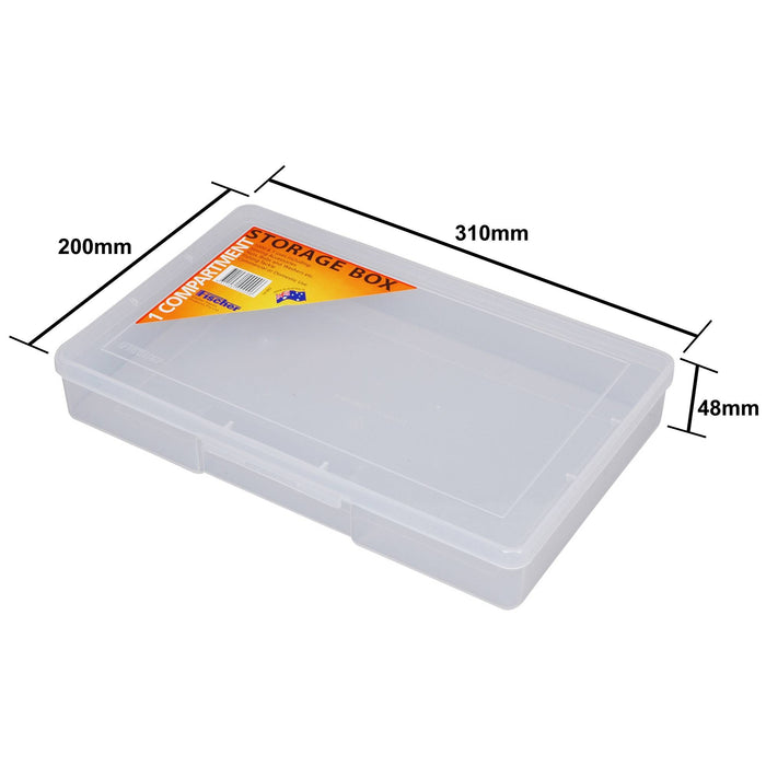 Fischer Large Clear 1 Compartment Storage Box