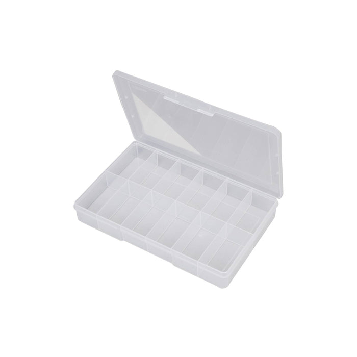 Fischer Large Clear 12 Compartment Storage Box