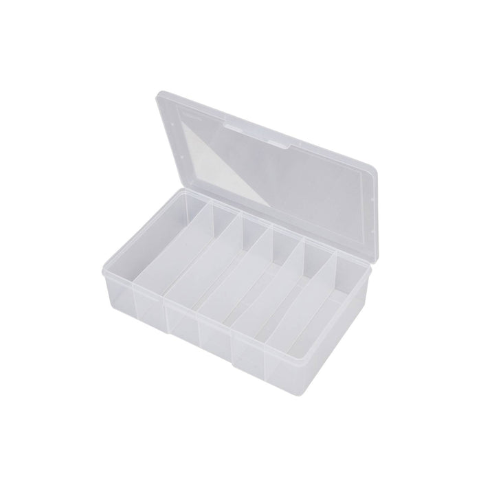 Fischer Large Deep Clear 6 Compartment Storage Box
