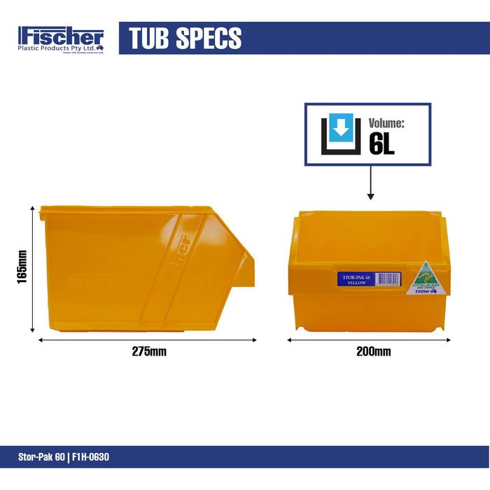 Fischer Orange 6L Stor Pak
