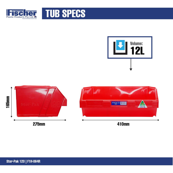 Fischer Red 12L Stor Pak