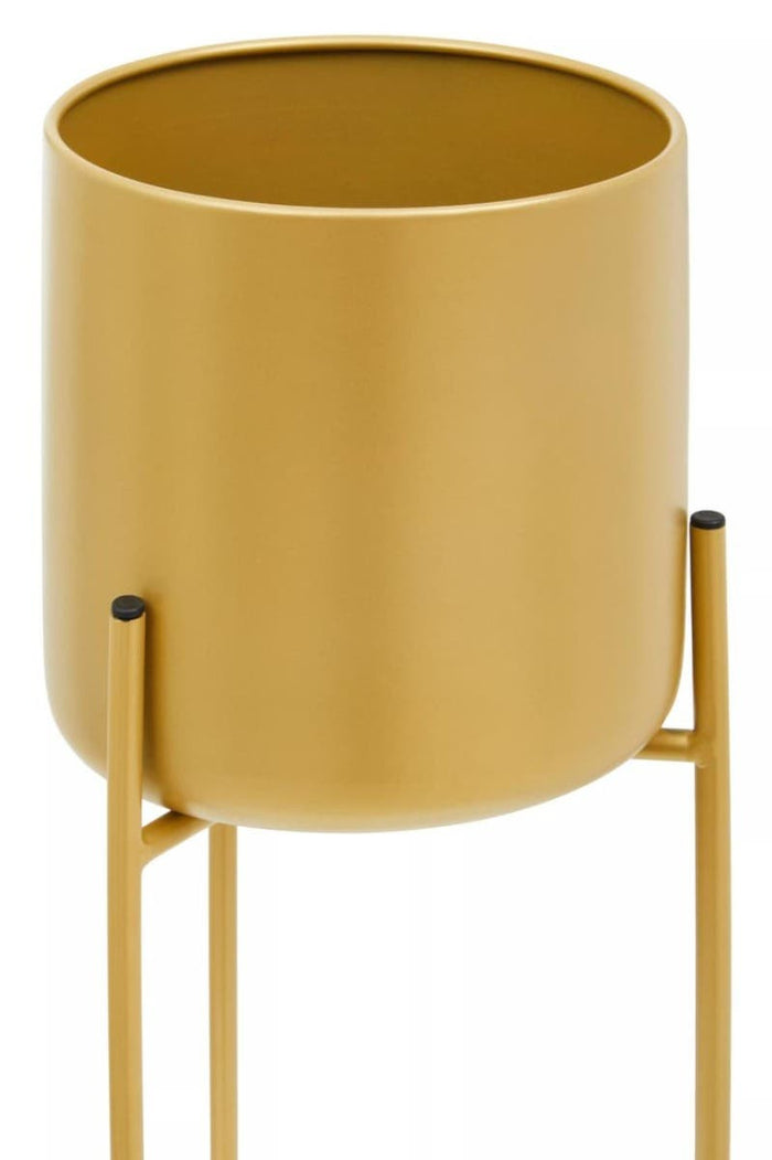 Floor Standing Planter - Gold - Modern Home Interiors