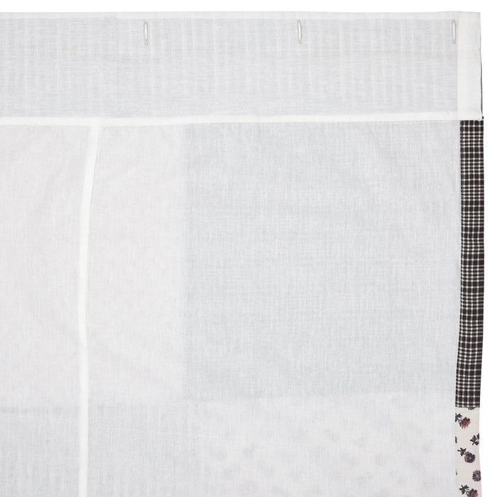 Florette Patchwork Lined Shower Curtain - Primitive Star Quilt Shop