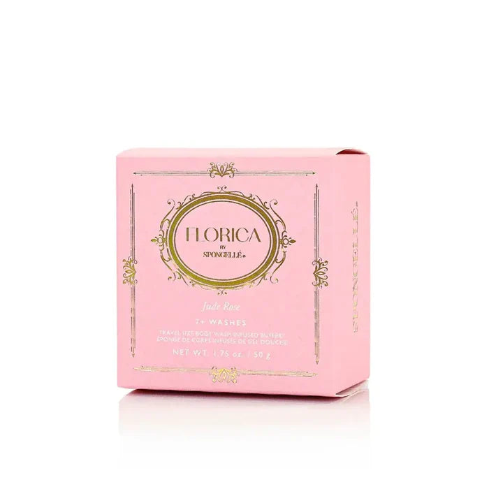 Spongelle Florica Collection Spongette Jude Rose 7+ Wash 1.75 Oz - Bath & Body Bath & Body