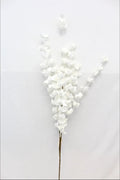 Supreme Foam Eucalyptus Spray White 39" - Artificial Non-Flowering Plants Silk