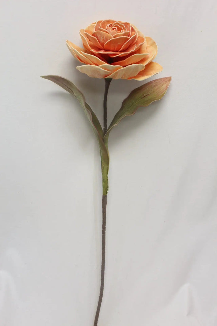 Foam Flower Spray Orange 43"