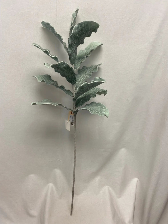 Foam Leaves Spray Light Blue 39''