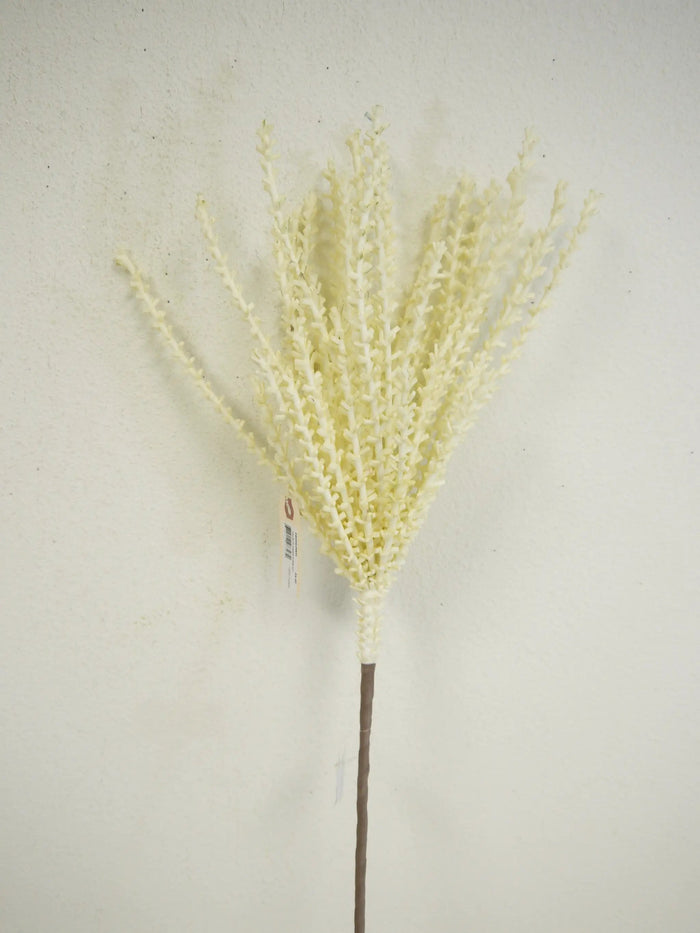 Foam Palm Flower Stem White 33''