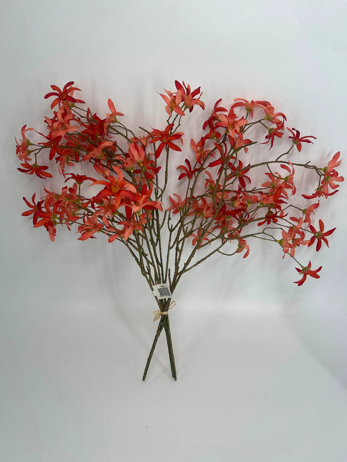 Le Fleur Forsythia Bundle Orange 21" - Uncategorized Silk