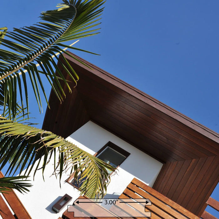 FSC® 1x4 +Plus® Ipe 45° V-Groove - Advantage Lumber