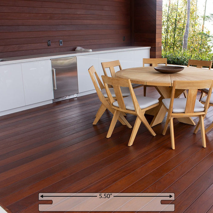 FSC® 1x6 +Plus® Ipe Pre-Grooved - Advantage Lumber