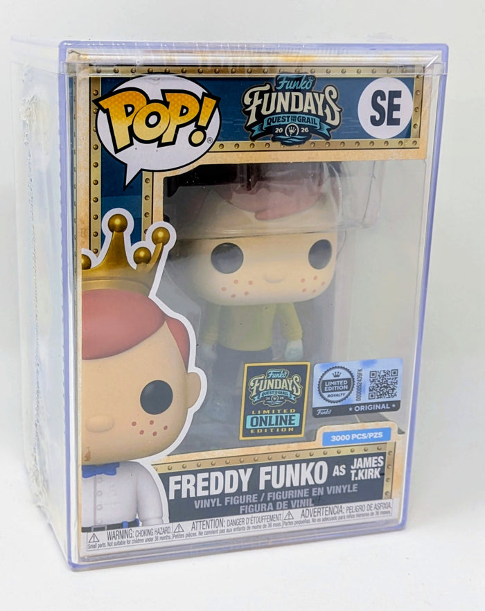 Funko Fundays Online SDCC 2026 Freddy as James T. Kirk #/3000 Star Trek Sealed