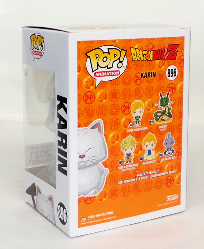 Funko Pop! Dragon Ball Z Flocked Karin Exclusive DBZ #896 Funimation 2021