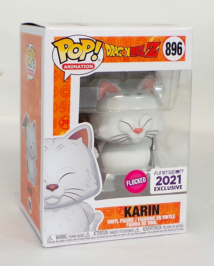 Funko Pop! Dragon Ball Z Flocked Karin Exclusive DBZ #896 Funimation 2021