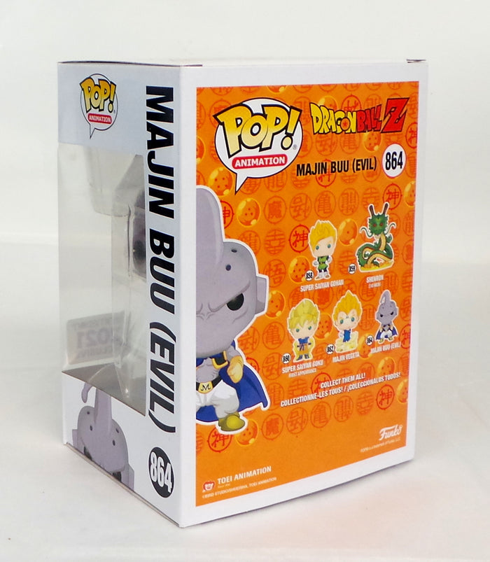 Funko Pop! Dragon Ball Z Majin Buu Evil Metallic #864 Funimation Exclusive 2021