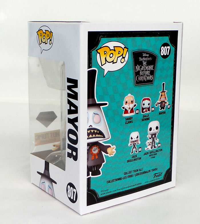 Funko Pop! Nightmare Before Christmas Diamond Mayor CHASE Hot Topic Exclusive