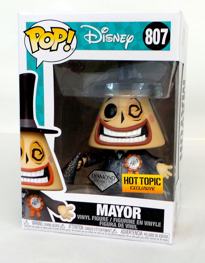 Funko Pop! Nightmare Before Christmas Diamond Mayor Hot Topic Exclusive #807