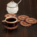 Ginger Spice Braided Coaster - Set of 6 - Primitive Star Quilt Shop