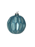 Supreme Glass Ball Ornament Grey-Blue 4” - Uncategorized Merchandise