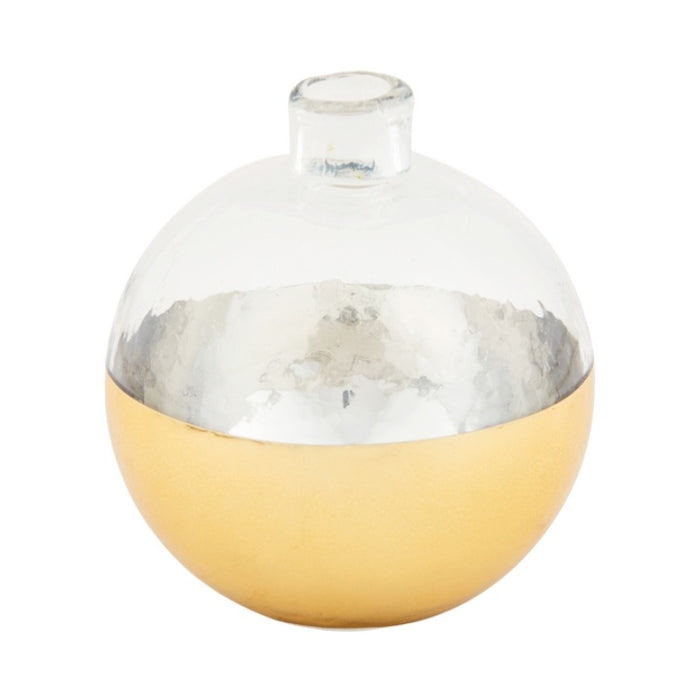 Glass & Gold Vase