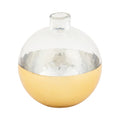 Glass & Gold Vase