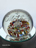 Glass mother paperweight