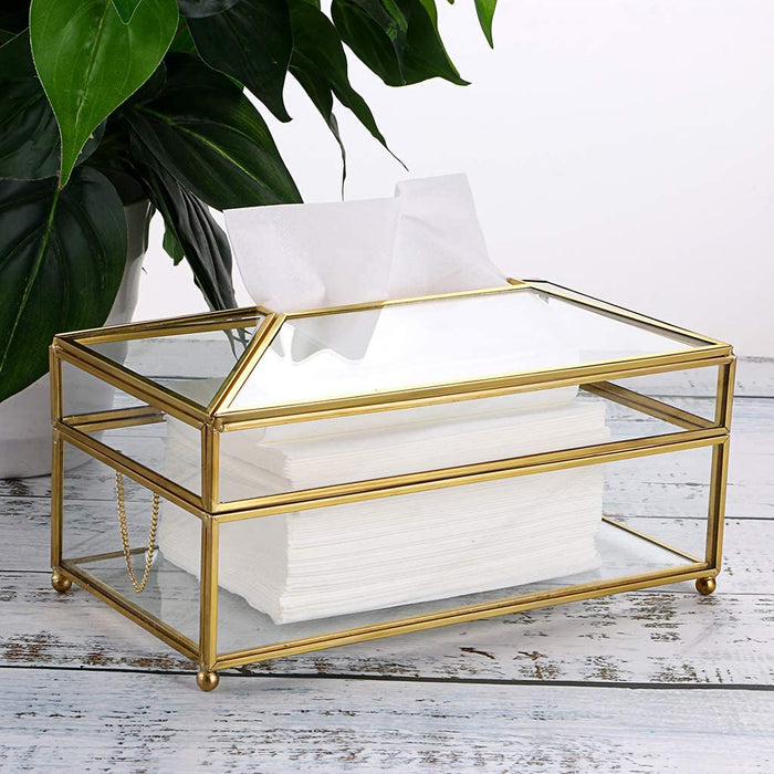 Glass Tissue Box