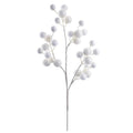 Allstate Glitter Berry Spray White 28" - Uncategorized Silk