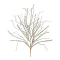 Melrose Glitter Pine Branch White 30" - Artificial Non-Flowering Plants Silk