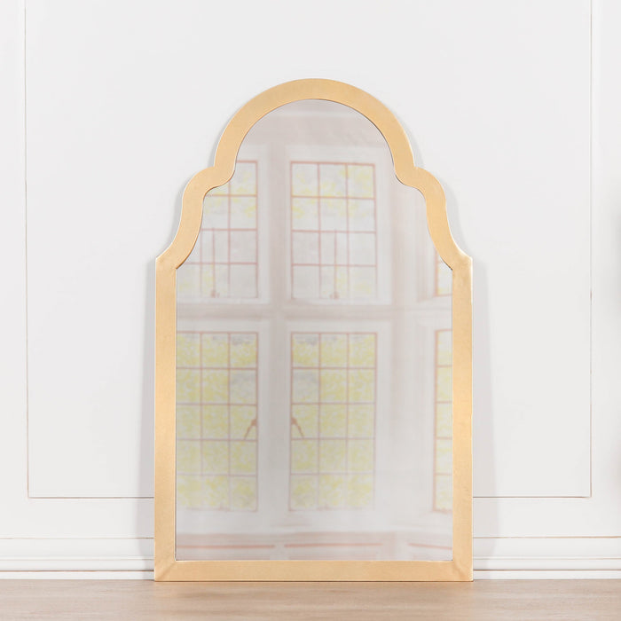 Gold Arch Metal Wall Mirror - Modern Home Interiors