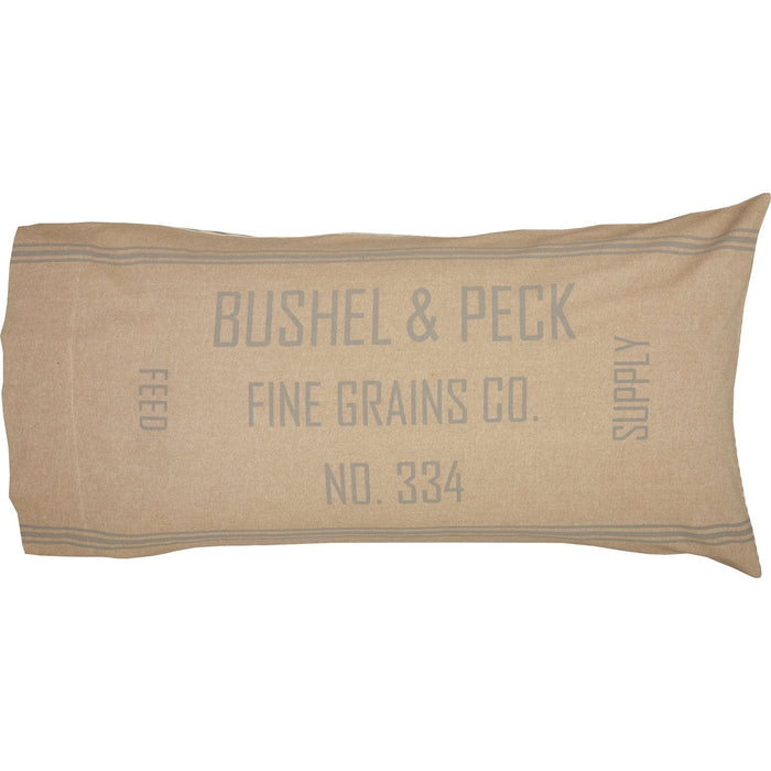 Grace Feed Sack King Pillow Case - Set of 2 - Primitive Star Quilt Shop