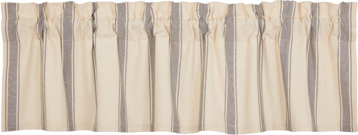 Grace Grain Sack Stripe Lined Valance 60" Default - Primitive Star Quilt Shop