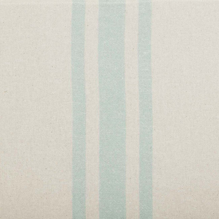 Grain Sack Aqua Lined Valance 90" - Primitive Star Quilt Shop