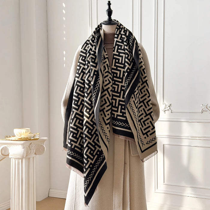 Grata Pashmina Scarf Black