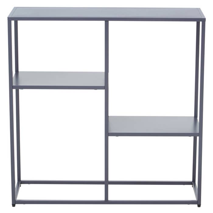 Grey Metal Multi Shelf Unit - Modern Home Interiors